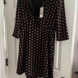 HOBBS Ariela Dress Pola Dot Size US6
